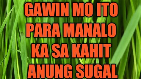 ritwal para manalo sa sugal